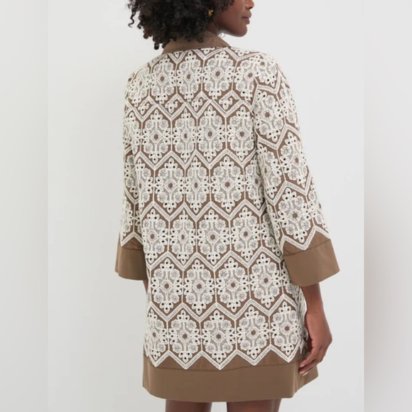 NEW Tuckernuck Mocha Mousse Lace Collier Dress XL - Picture 10 of 12